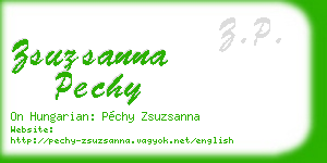 zsuzsanna pechy business card